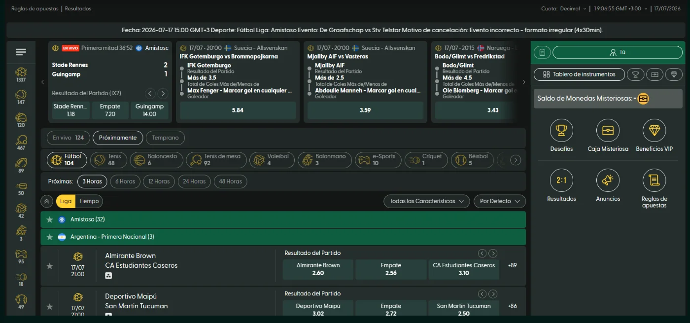 Casinia Apuestas Deportivas